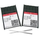 Groz-Beckert Regular Point Industrial Needles- UY128GAS, TVx3, 10/Pack